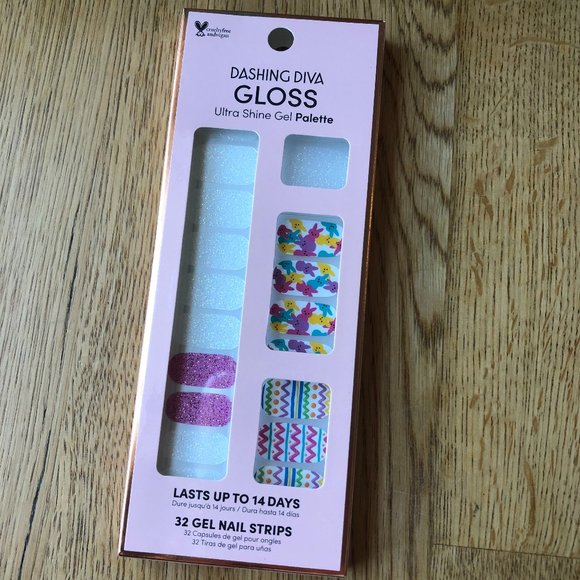 Diva Other - Dashing Diva Gloss Nail Strips Easter Peep Parade NWT